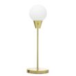 Arany asztali lámpa fehér gömb búrával 55 cm