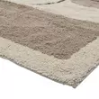 Barna mintás pamut szőnyeg 215x150 cm