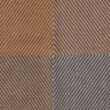 Barna szőtt skandináv juta szőnyeg 200x140 cm