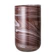 Barna üveg váza Ø14xH25 cm Barna üveg váza Ø14xH25 cm