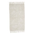 Fehér rojtos pamut szőnyeg 150x90 cm