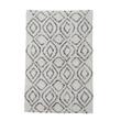 Fekete-fehér mintás pamut szőnyeg 150x90 cm Fekete-fehér mintás pamut szőnyeg 150x90 cm
