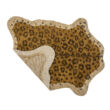 Leopárd mintás pamut szőnyeg 190x145 cm