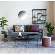 Minimalista sárgaréz keretes kör tükör Ø60 cm Minimalista sárgaréz keretes kör tükör Ø60 cm