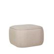 Modern bézs textil puff Modern bézs textil puff