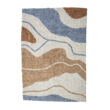 Modern hullám mintás pamut szőnyeg 200x140 cm