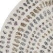 Natúr apró mintás pamut szőnyeg Ø120 cm
