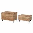 Rattan görgős tárolókosarak 2 db Rattan görgős tárolókosarak 2 db