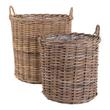 Rusztikus rattan kosár 2 db Rusztikus rattan kosár 2 db