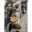 Rusztikus teakfa tál Ø30 cm Rusztikus teakfa tál Ø30 cm