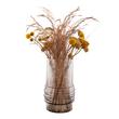 Skandináv szürke füstüveg váza 23,6 cm Skandináv szürke füstüveg váza 23,6 cm