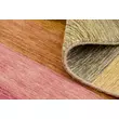 Világos színes csíkos prémium gyapjú szőnyeg 170x240 cm