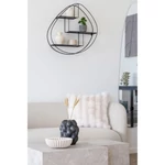 Fehér műszőr díszpárna 45x45 cm 2 db