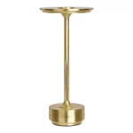 Sárgaréz színű újratölthető LED asztali lámpa