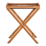 Teakfa tálcás magas asztal