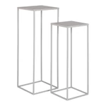 Szürke virágállvány 2 db-os szett