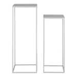 Szürke virágállvány 2 db-os szett