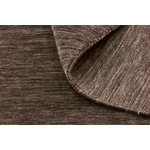 Sötétbarna prémium gyapjú szőnyeg Panorama Uni 90 x 60 cm