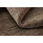 Sötétbarna prémium gyapjú szőnyeg Panorama Uni 350 x 250 cm