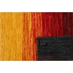 Sárga és piros gyapjú kilim szőnyeg 350 x 250 cm