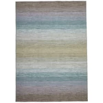 Kék és szürke gyapjú kilim szőnyeg 160 x 90 cm