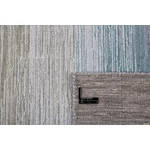 Kék és szürke gyapjú kilim szőnyeg 300 x 80 cm