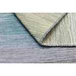 Kék és szürke gyapjú kilim szőnyeg 300 x 80 cm