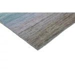 Kék és szürke gyapjú kilim szőnyeg 200 x 140 cm