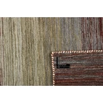 Zöld és barna gyapjú kilim szőnyeg 200 x 80 cm