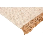 Bézs gyapjú szőnyeg Nordic Flair 90x60 cm