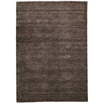 Sötétbarna prémium gyapjú szőnyeg Panorama Uni 300 x 80 cm