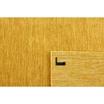 Aranysárga prémium gyapjú szőnyeg Panorama Uni 300 x 80 cm