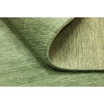 Zöld prémium gyapjú szőnyeg Panorama Uni 300 x 80 cm