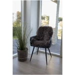 Barna báránybőr üléstakaró 80x50 cm