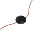 Barna görgős állólámpa 154 cm