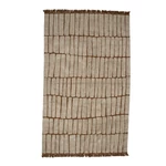 Barna kézzel szőtt pamut szőnyeg 300x200 cm