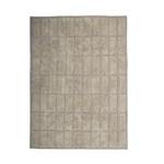 Barna kézzel tűzött pamut szőnyeg 210x150 cm