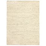 Barna és natúr prémium gyapjú szőnyeg 200x140 cm