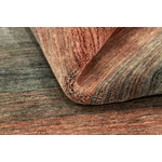 Barna színes prémium gyapjú szőnyeg 90x160 cm