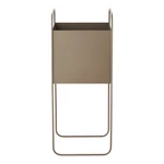 Barna szögletes növénytartó állvány