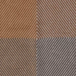 Barna szőtt skandináv juta szőnyeg 200x140 cm