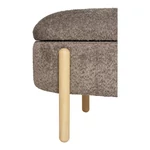 Barna textil pad tárolóval 97 cm