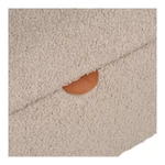 Bézs buklé pad tárolóval 95 cm