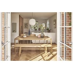 Fehér matt bordázott függőlámpa 42 cm