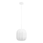 Fehér skandináv stílusú függőlámpa 26 cm