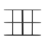 Fekete 3 polcos tárolóelem