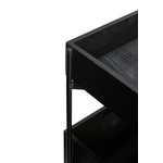 Fekete fa gurulós tároló