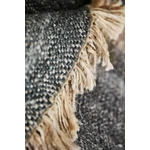 Fekete prémium rojtos gyapjú szőnyeg 160x90 cm