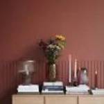 Füst színű üveg asztali lámpa