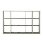 Halványzöld fali tároló